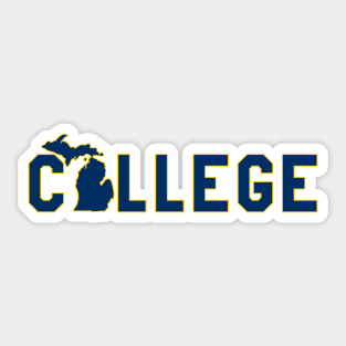 University of Michigan Sticker